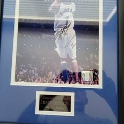 Autographed Tracy Mcgrady photo with coa mint pet SMOKE KID FREE Home