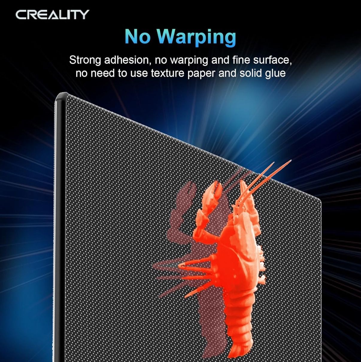 UNIDO Creality Official Ender 3 Glass Bed Upgraded, High Hardness Durable Glass Platform for 3D Printer, Tempered Glass Build Plate for Ender 3 Pro, E