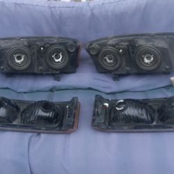 Headlights High And Low Beam