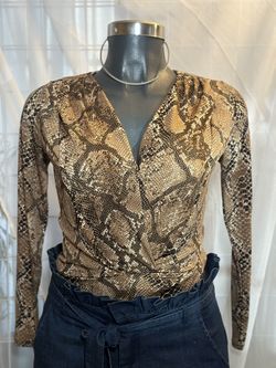 Snake Print Bodysuit 