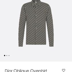 NWT Christian Dior Oblique Overshirt
Navy Blue Cotton Jacquard (Shirt/Jacket/Sweater)