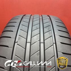 1 (One) Tire LikeNEW Bridgestone Turanza T005 RFT Run Flat 255/35R19 96Y #88555