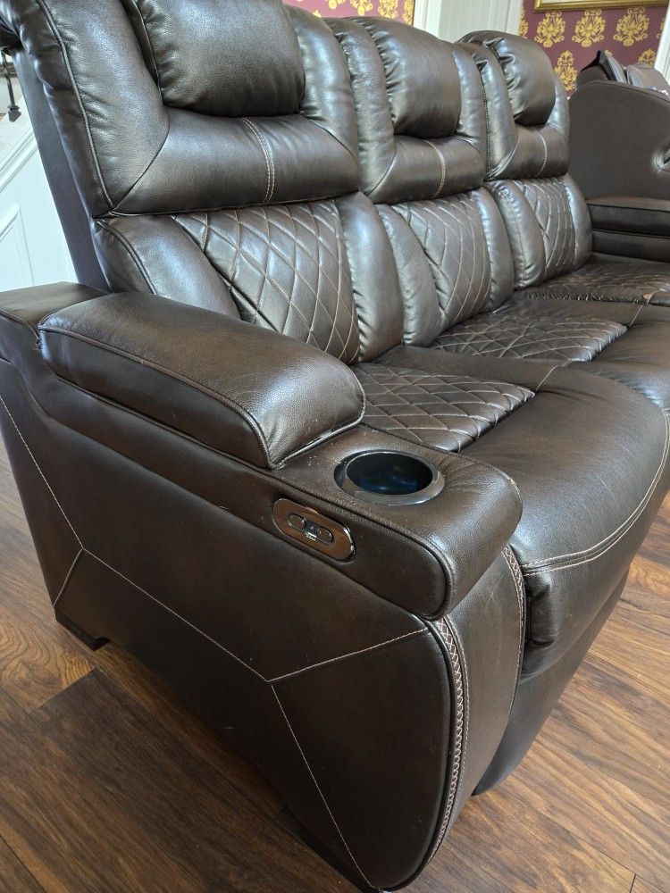 Leather Couches Recliner 