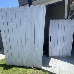 Wooden Fence Doors 