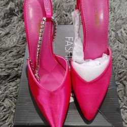 Women Hot Pink Heels