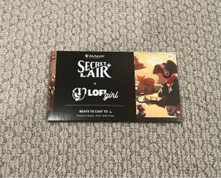MTG TCG: Secret Lair Drop: Secret Lair x Lofi Girl: Beats to Cast To - Traditional Foil Edition *FACTORY SEALED*