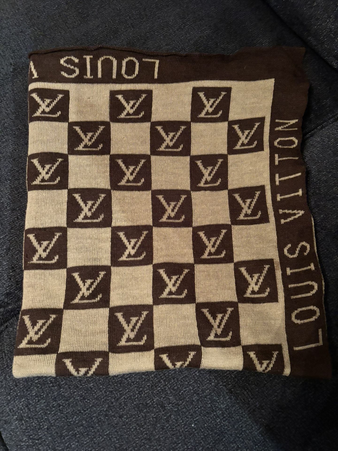 LV Monogrammed Scarf