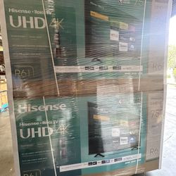 75” Inch Hisense Smart UHDTV 4K 