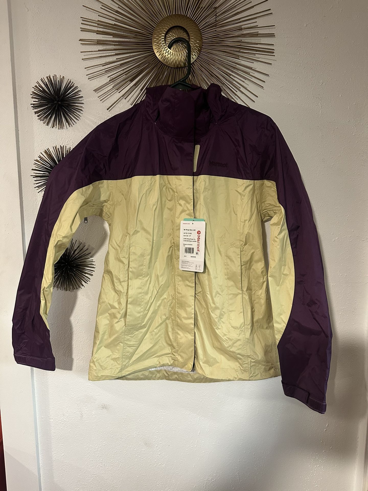 Marmot women's rain jacket, size S/P
