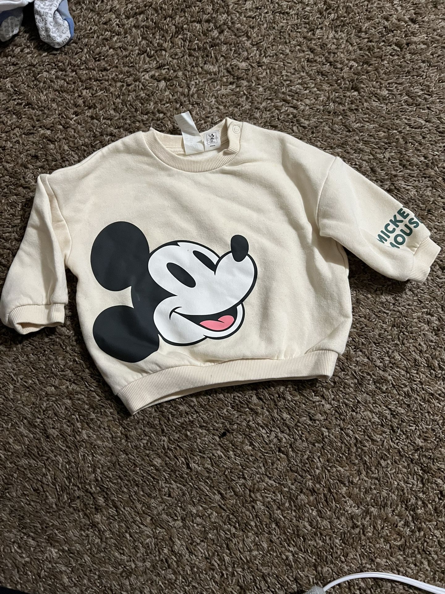 Mickey Mouse Sweater Size 6 Months 