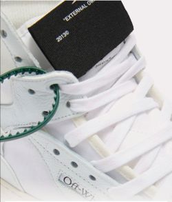 Off-White White Leather Sneakers