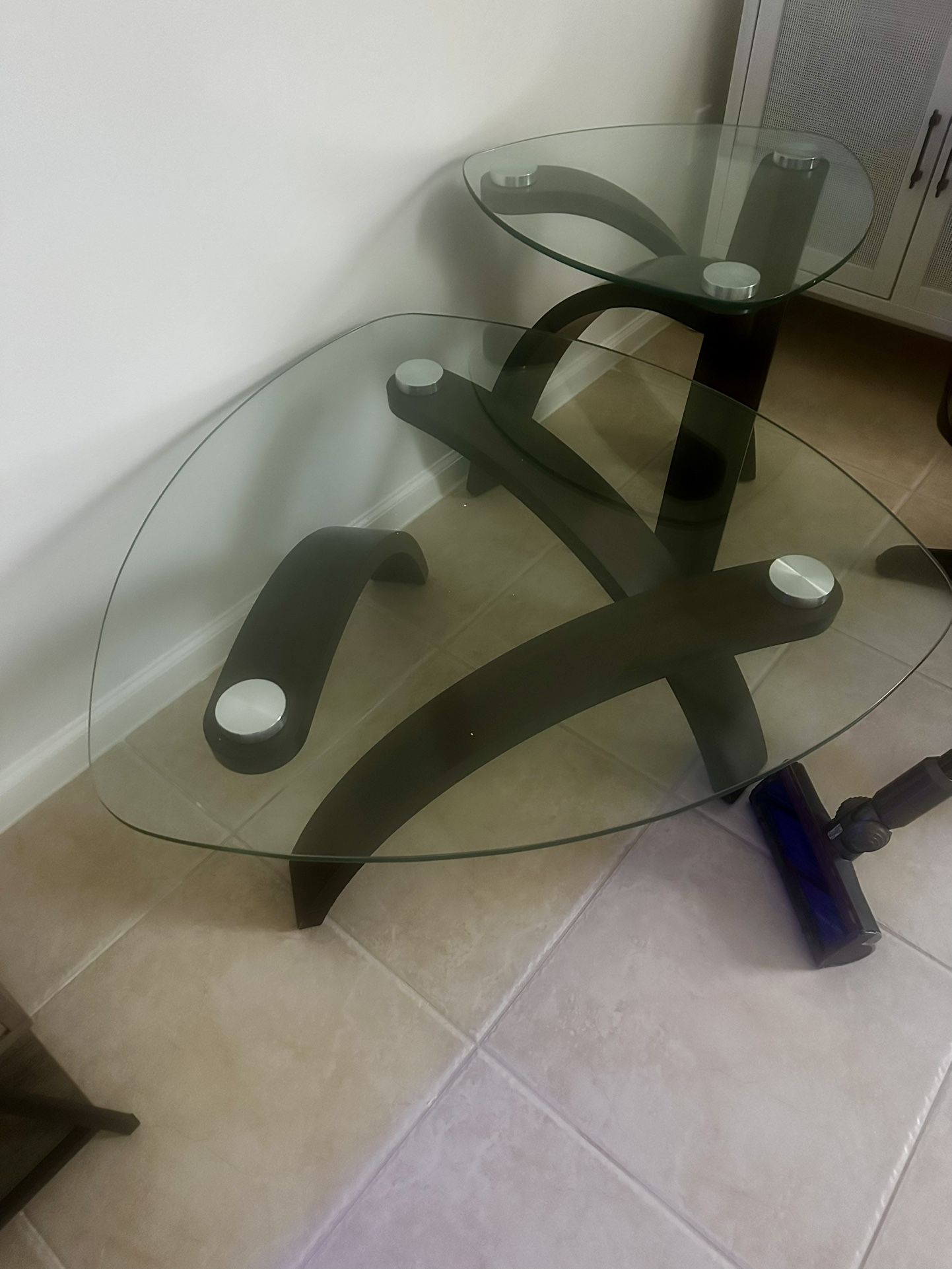 Coffee Table And Smaller Matching Table