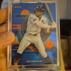 JAZZ Chisholm Topps Finest 187 uncommon