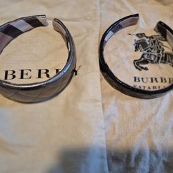 2 BURBERRY HEADBANDS " AUTHENTIC "