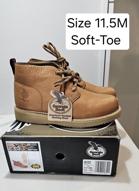 Georgia Soft Toe Work Boots Size 11.5