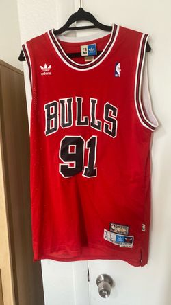 Adidas Chicago Bulls Dennis Rodman #91 Jersey
