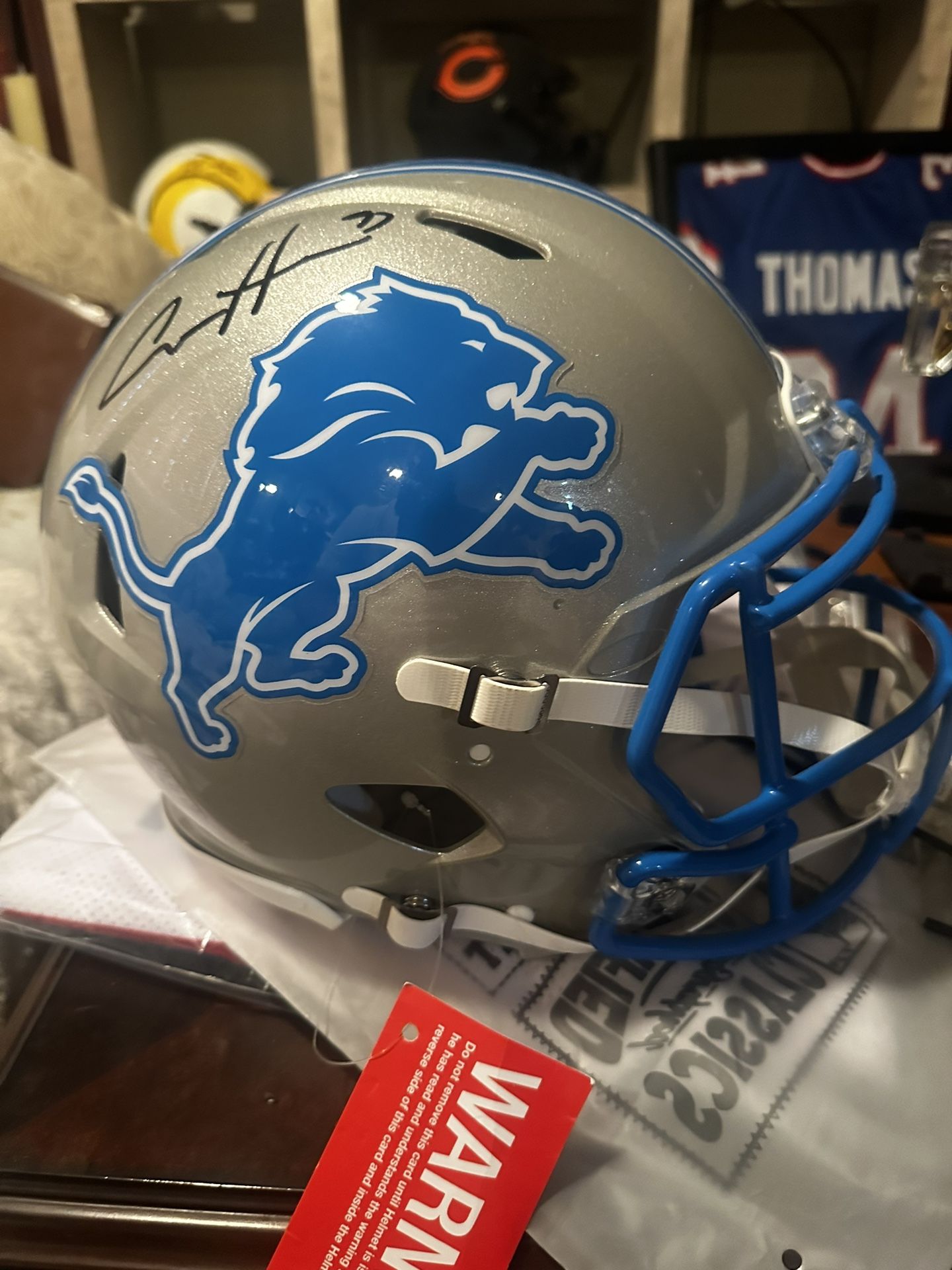 Aiden Hutchinson Signed Authentic Helmet