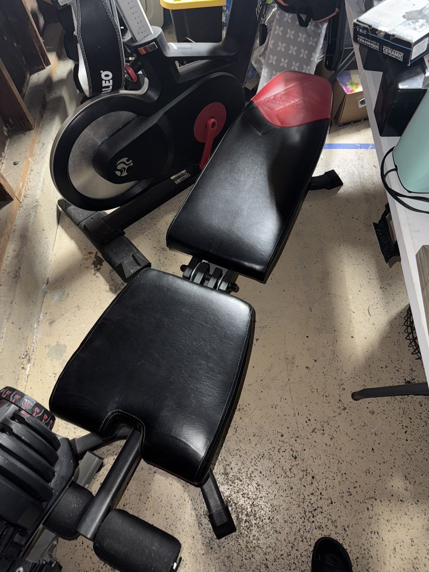 Bowflex SelectTech 1090 Dumbbells + Stand + Bowflex Adjustable Bench