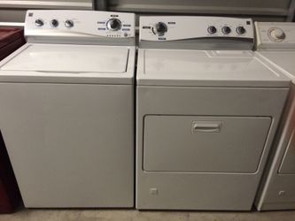 Kenmore top load washer and gas dryer