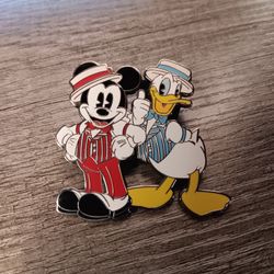 Disney "Dapper Dans" Mickey Mouse & Donald Duck Lapel Pin