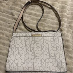 Calvin Klein Signature Monogram Crossbody Bag