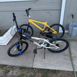 Kent Ambush BMX Bike + Yellow BMX (Needs Seat)