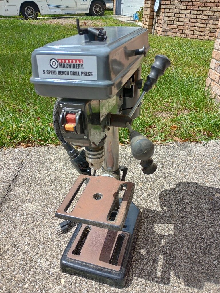 Central Machinery Drill Press 8" *40.00 Firm* Home Tools Garage Construction