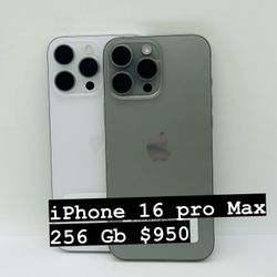 iPhone 16 Pro Max 256 Gb Unlocked 