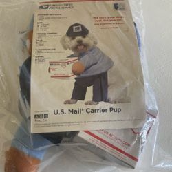 U.S. Mail Carrier Post Man Mail Dog Costume Small 