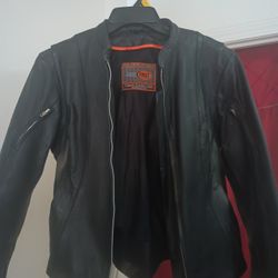 Women's Genuine Leather Riding Jacket