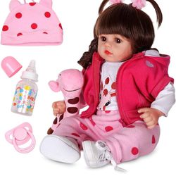 Reborn Baby Dolls - 18-Inch Realistic Baby Doll with Complete Baby Doll