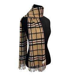 House of Scotland 100% Lambswool Fringe Scarf 