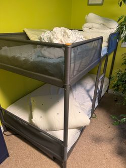 Bunk Bed, Mattresses, and Bedding