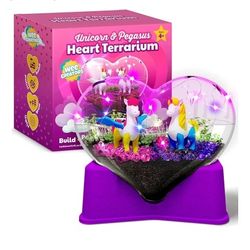 Unicorn & Pegasus Heart Terrarium 