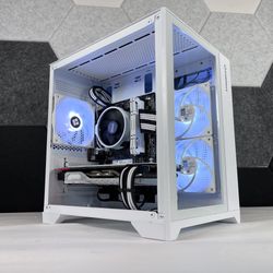 Professional AAA White Gaming Prebuilt 