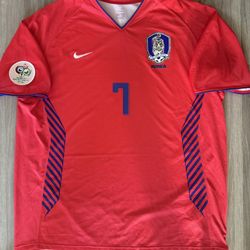 AUTHENTIC NIKE SPHERE DRY 2006 TEAM South Korea JISUNG PARK UTILERIA JERSEY