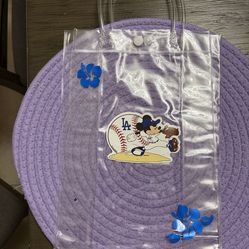 Bolsas trasparentes con logo de los Dodgers