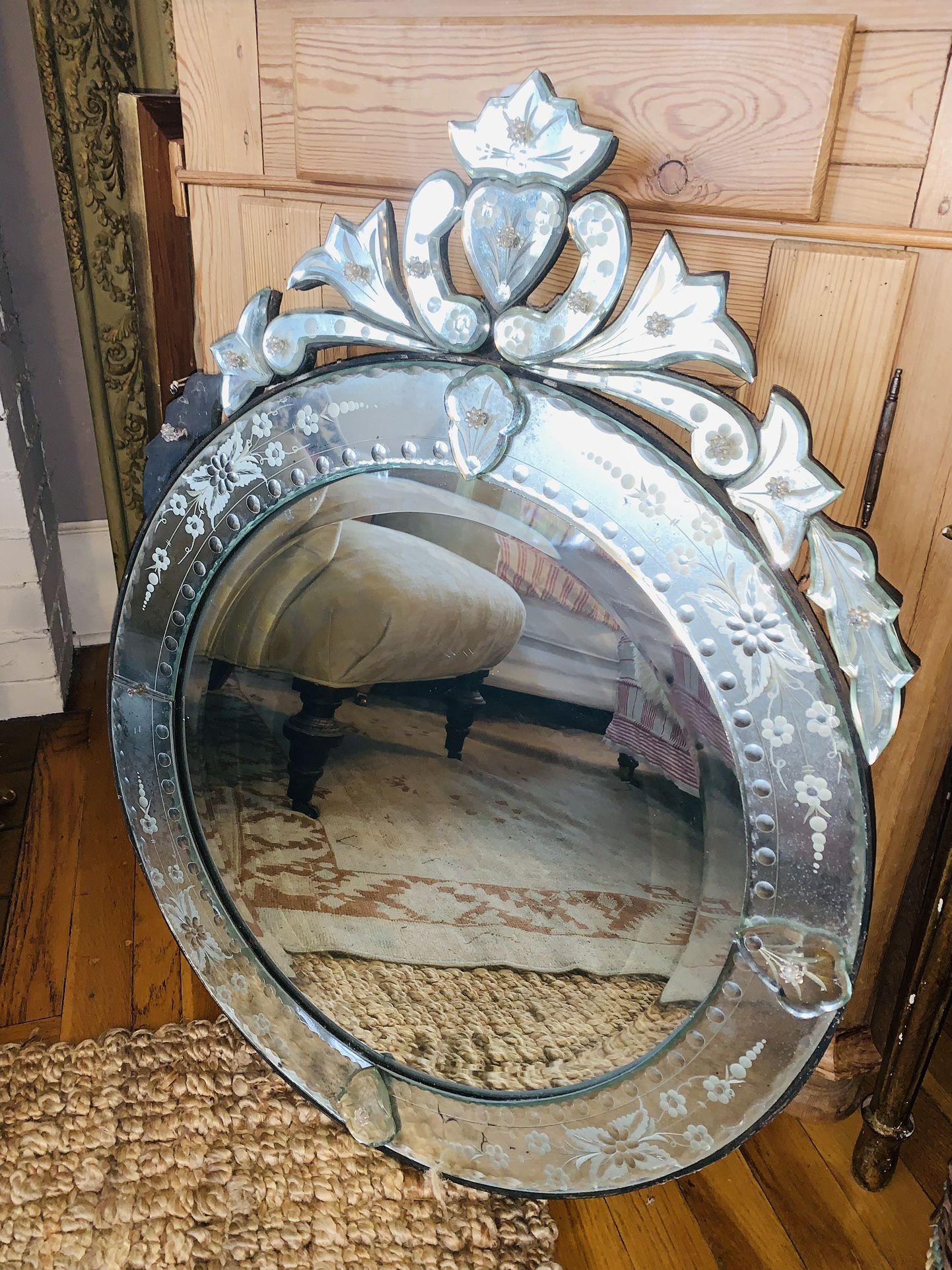 Antique Venetian Mirror