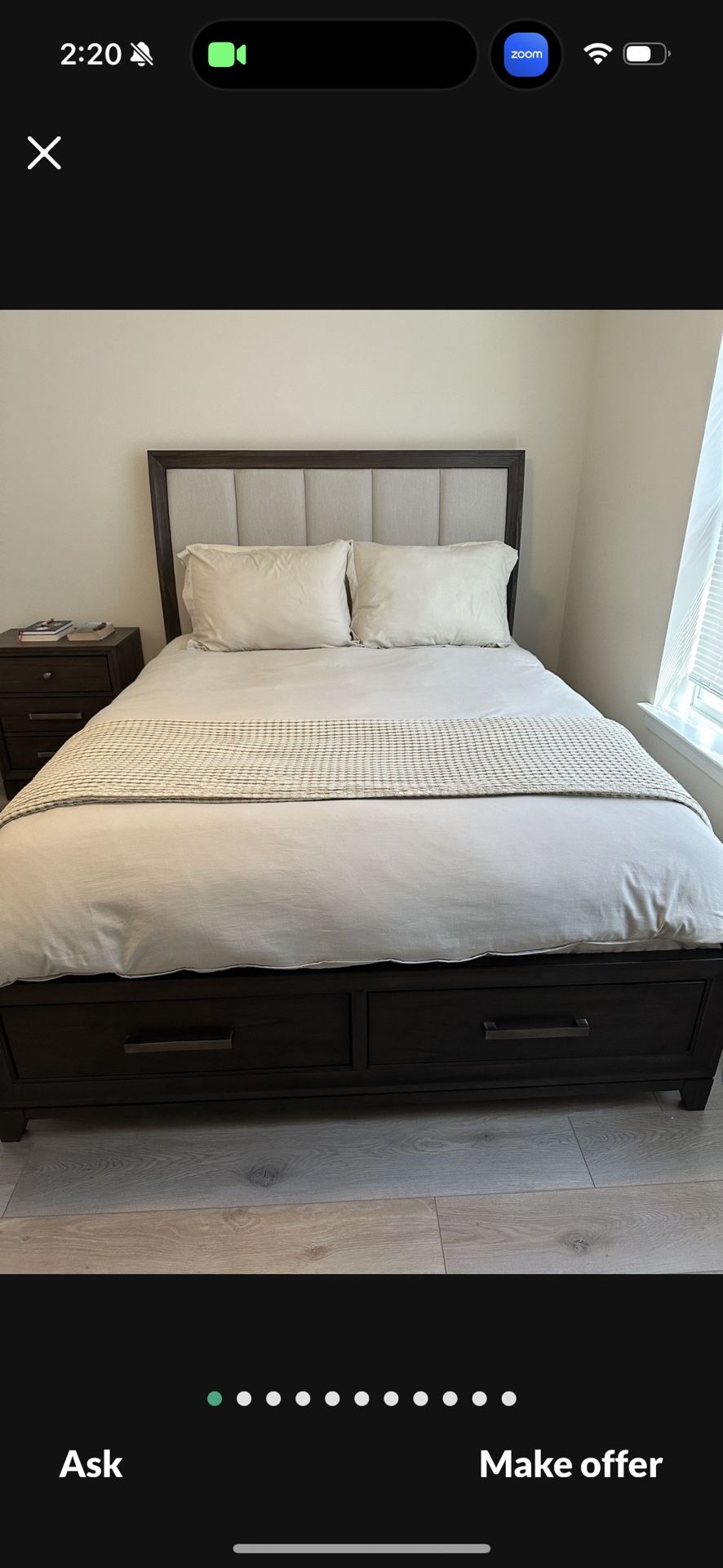 Ashley’s Furniture Brueban Set – Good Condition