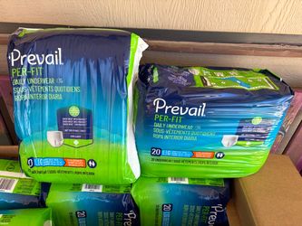 Prevail per-fit adult diapers size 44-58
