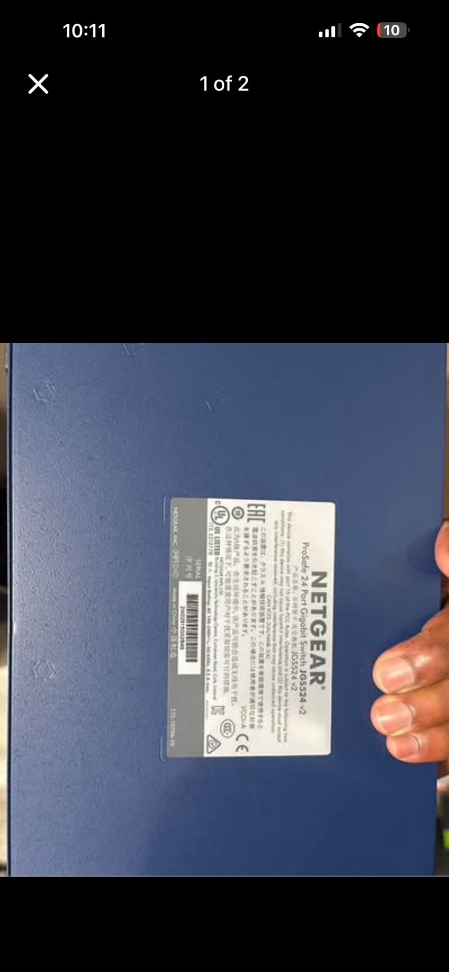 NETGEAR JGS524 ProSafe 24-Port Gigabit Ethernet Switch MBPS