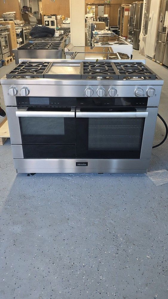 Brand new miele 48-in Duel Fuel gas range