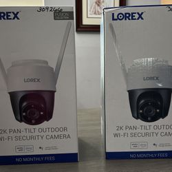 Lorex 2k Pan Tilt Outdoor WiFi Security Camera 