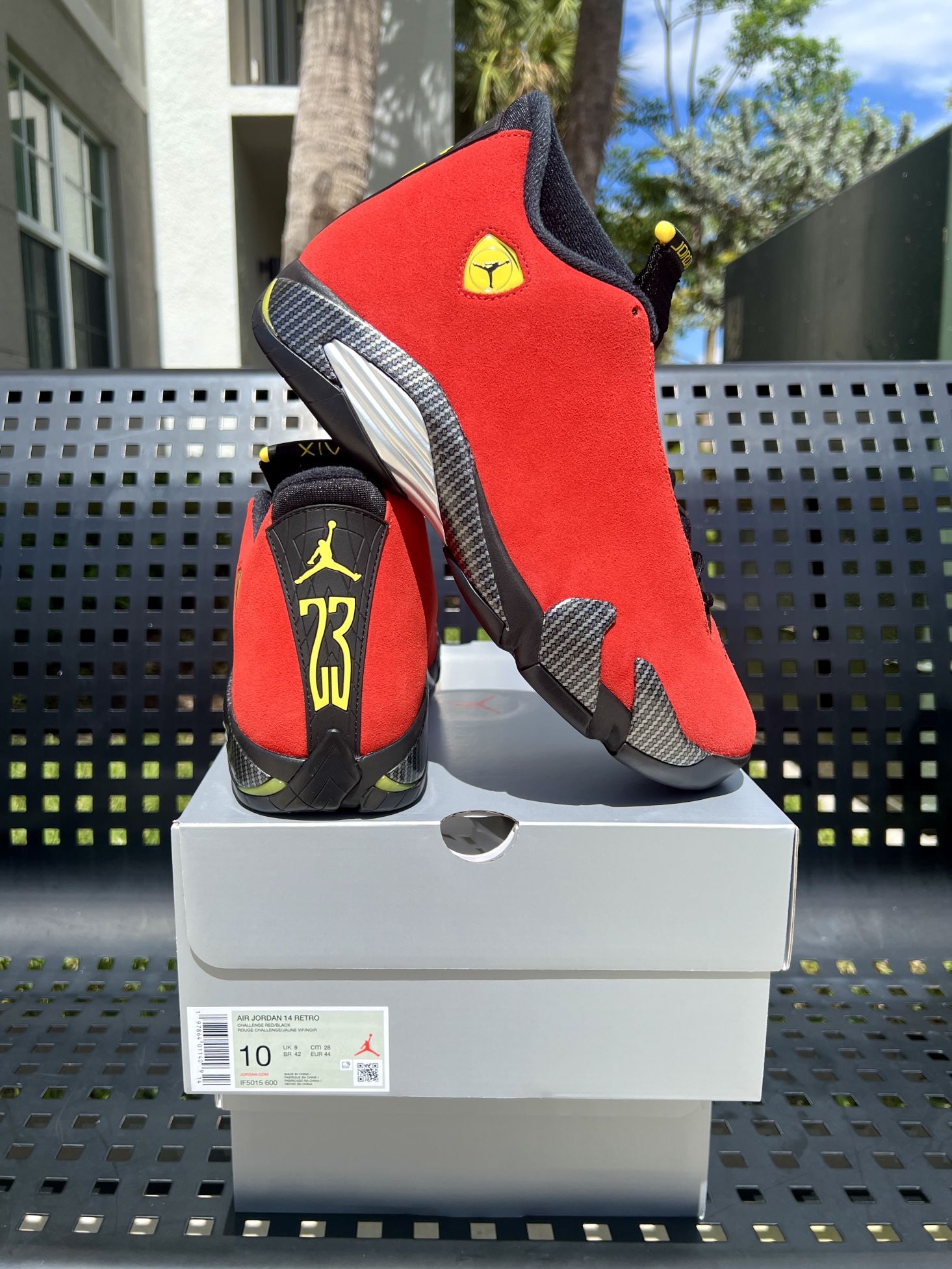 Jordan 14 Retro Ferrari Sz 10 2025 NEW Brick
