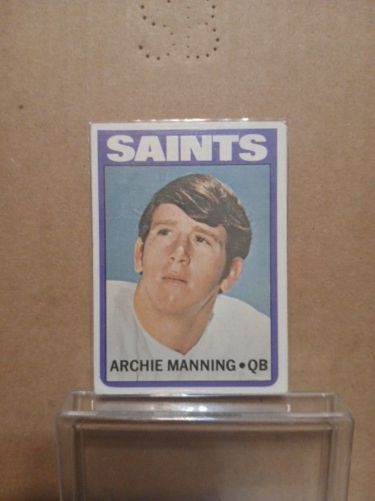 1972 Topps Archie Manning Rookie Card