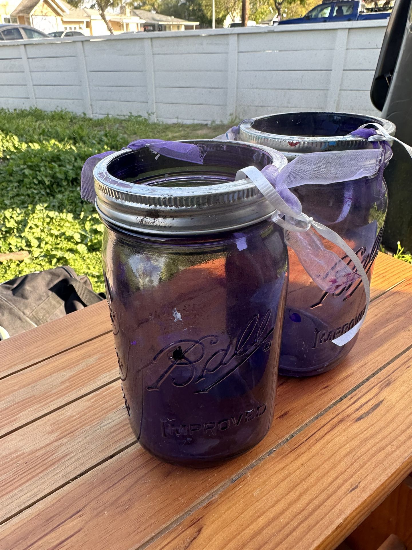 Ball Mason Jars, Purple 