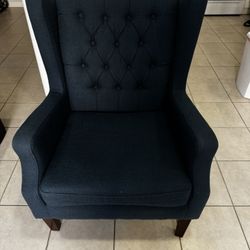 Blue Accent chair . Good condition .