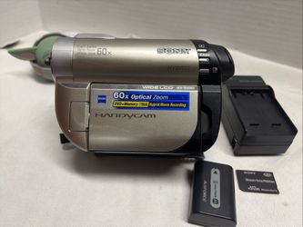 Sony Handycam DCR-DVD650 60x Optical Zoom Hybrid DVD Memory Stick Pro Tested