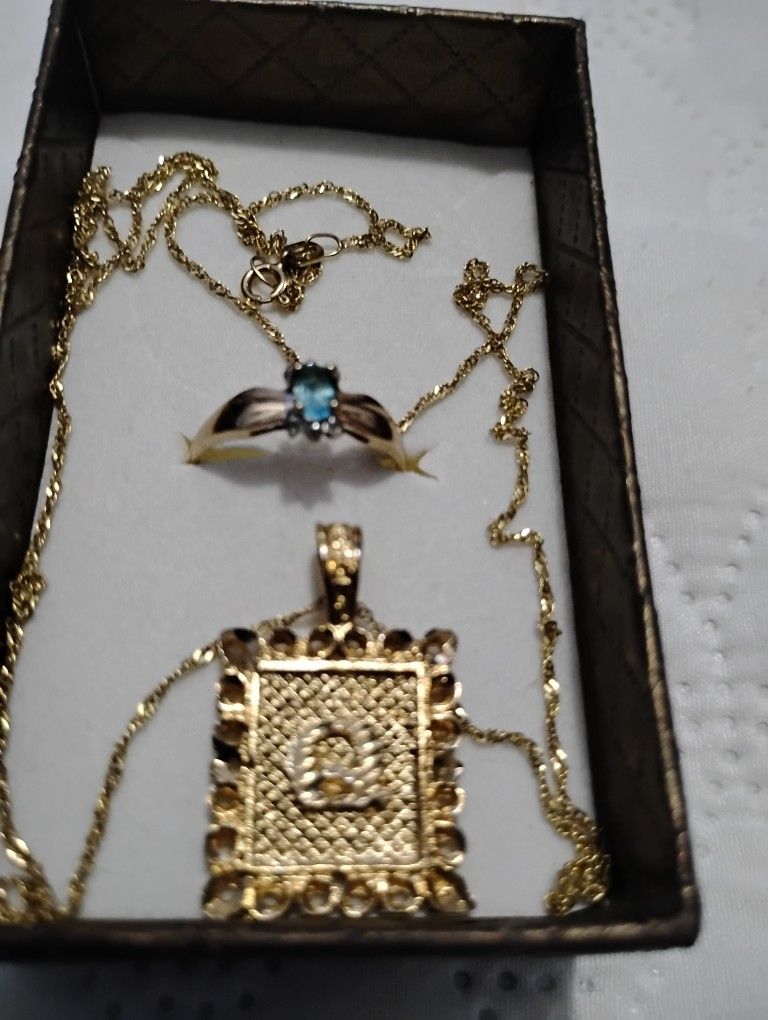 Real Gold Chain And Ring 10k The Charm Is Not