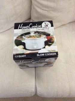 Slow cooker 1.5 white new